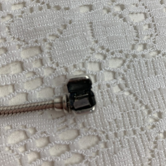 Sim Stars Sterling Silver snake charm Bracelet Hook closure 7-8” New. NWOT - Picture 2 of 10